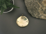 Tibetischer Melong Spiegel | Amulett | ca. 4,5cm